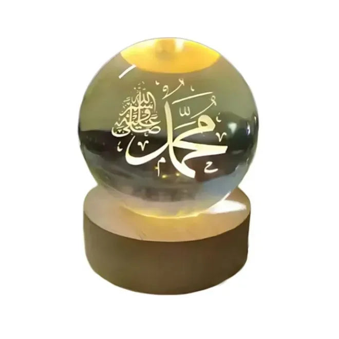 Crystal Ball 3D Arabic Night Lamp